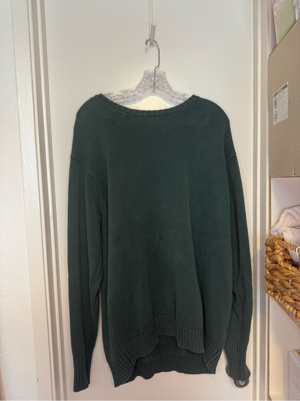 Dark Green Knit Sweater
